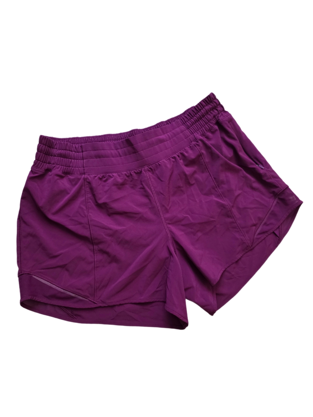 Lululemon Hotty Hot High-Rise Lined Short 4" in Chilled Grape Size 12 - Picture 3 of 14